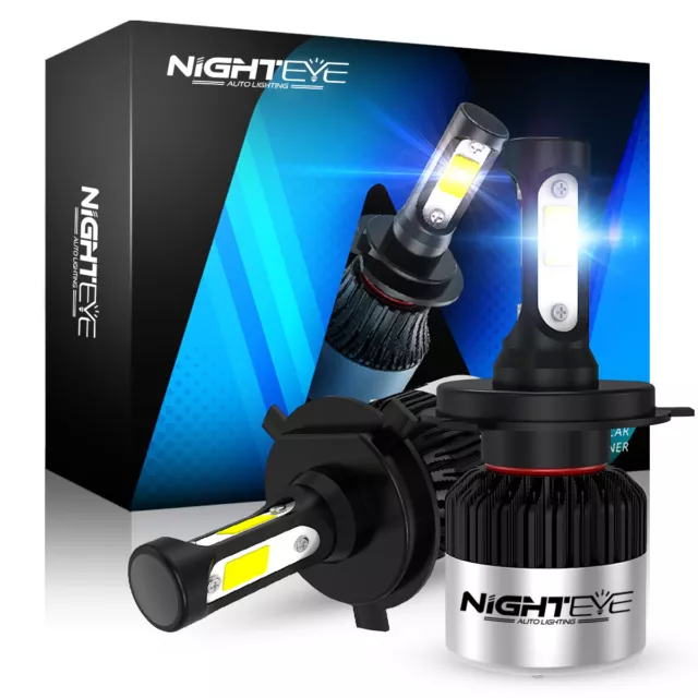 NOVSIGHT H4 9003 LED Headlight Globe Kit Hi/Low Beam 9000lm 6500K Bright White