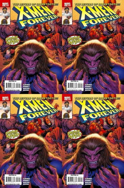 X-Men Forever #2 Volume 2 (2009-2010) Marvel Comics - 4 Comics