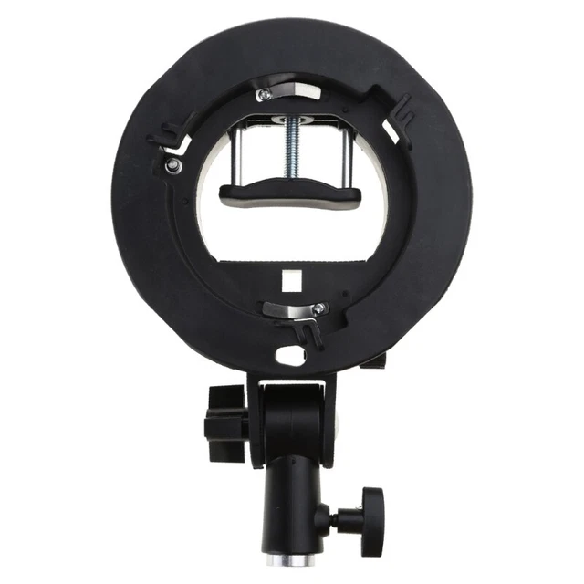Mount Adapter Bracket for Light Softbox Snoots S-Type Grip Stand