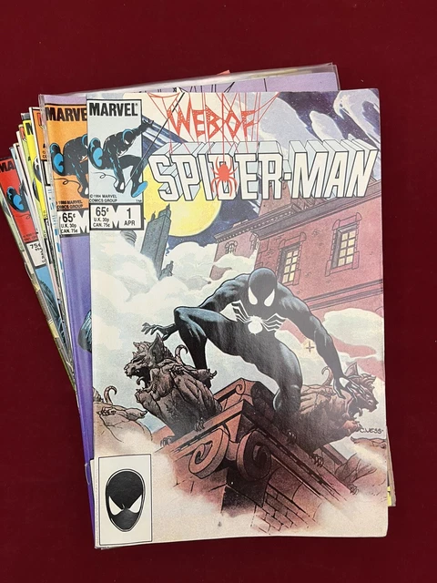 WEB OF SPIDER-MAN  27 issue Lot Run Set #1 Marvel Comics 1985 🦝