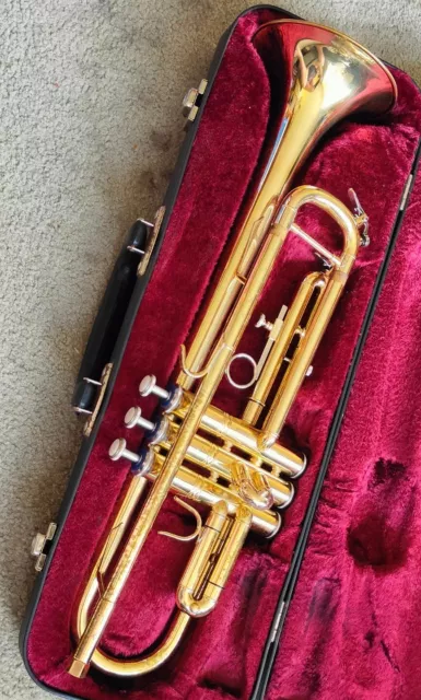 ELKHART series 2 intermediate trumpet In Besson Case, Repaired