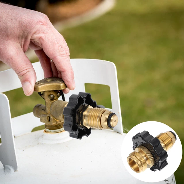 Adaptateur De Recharge Propane Laiton Pour Bouteille De Gaz - Neuf