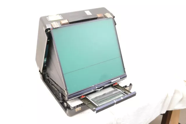 Kompaktes Microfiche Lesegerät für Filme DIN A6, Minox, Mikrofilm - Lesegerät