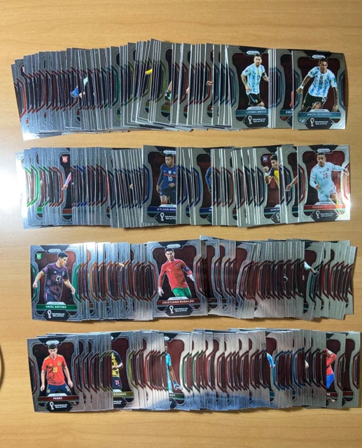 2022 Panini Prizm Qatar World Cup soccer full set cards 1-300