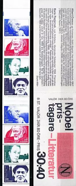Schweden 1990 Nobel Preis / Literatur Broschüre Sc #1854a MNH Judaica