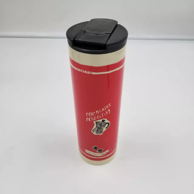 Lenox Kate Spade Bright Eyes Coffee Red Insulated Hot Cold 16oz Tumbler