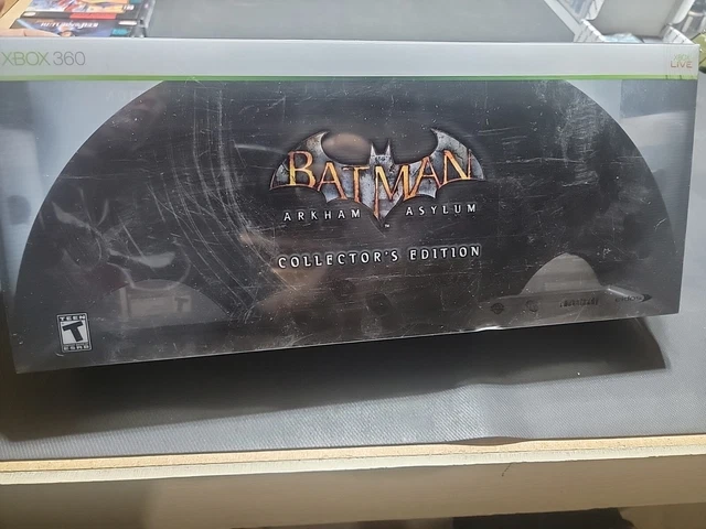 NEW SEALED Batman Arkham Asylum Collectors Edition  Exclusive Xbox 360