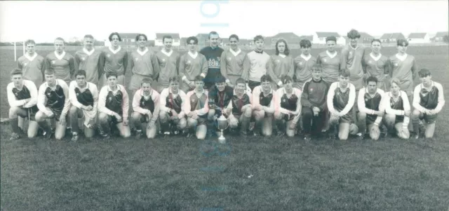 1995 Football York City & Scarborough Dis FA Scarborough news 10x4" Press photo