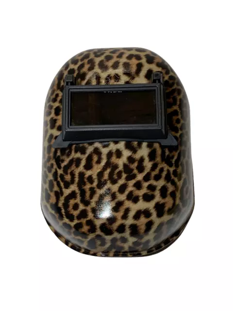 Hydro Dipped Custom Welding Helmet WHP100 Cheetah Print