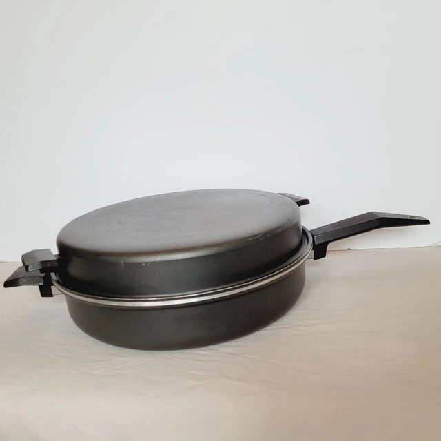 VTG Miracle Maid 12" Anodized Aluminum Frying Pan with Lid VTG Miracle Maid 12" Anodized Aluminum Frying Pan with Lid