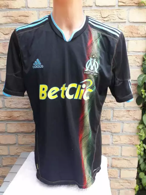 Olympique Marseille Trikot adidas Camiseta Jersey Shirt Maillot Third Rasta L XL