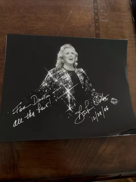 Actress “Music Man” & Broadway, BARBARA COOK, Rare Autographed 2006 PHOTO