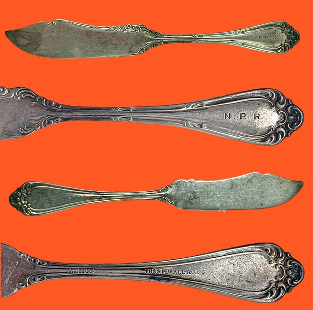 NORTHERN PACIFIC RAILROAD DINING CAR SILVER ASTORIA Pattern BUTTER SERVING KNIFE