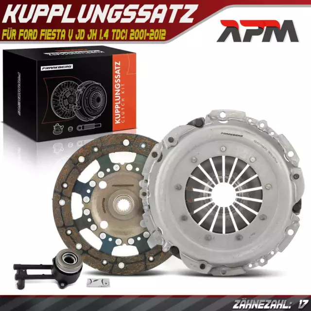 Kit Embrayage Avec Actionneur Centralisé pour Ford Fiesta V Jd Jh 1.4 TDCI