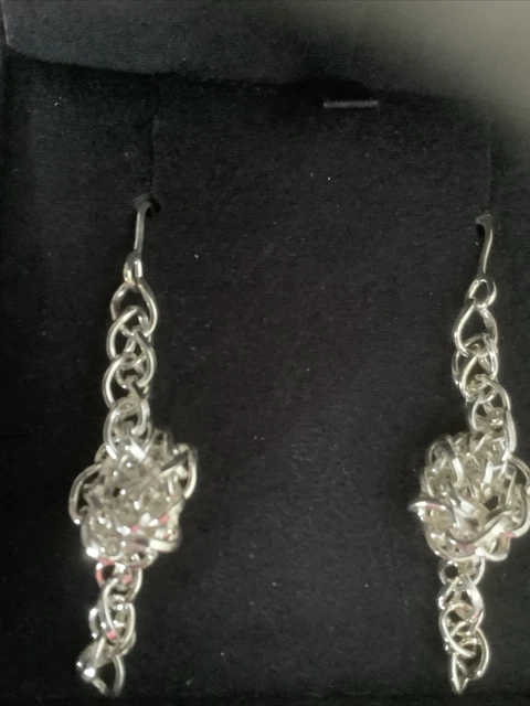 LINKS OF LONDON Silver Infinity Earrings New In Links Pouch Reduced 99.99 PicClick UK