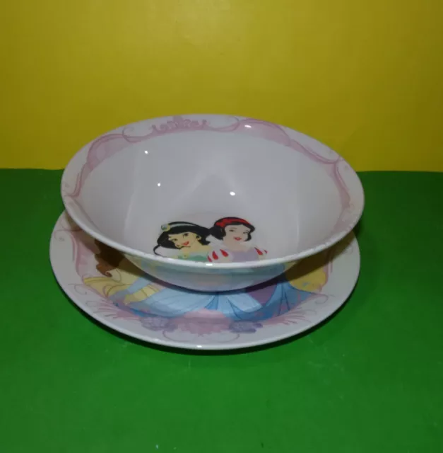 Disney Princess 16 Piece Ceramic Dinnerware Set Collectors Set #2