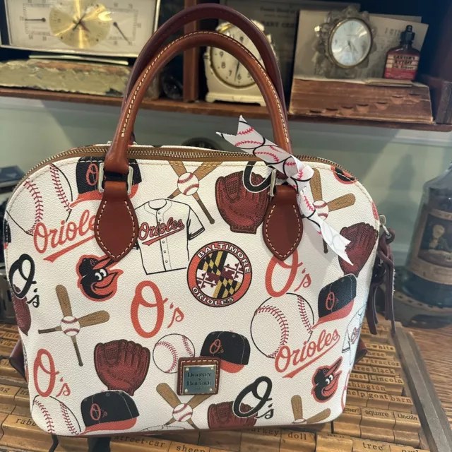 Dooney & Bourke Baltimore Orioles Zip Satchel Brand New with tags BNGOR2343MWTN