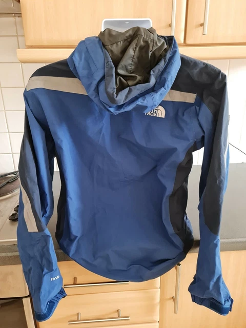 Coppotto antipioggia The North Face Hyvent uomo taglia piccola blu cerniera intera 7