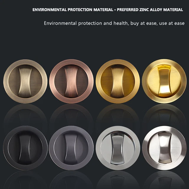 Aleación de zinc invisible cerradura de puerta corredera diseño para puerta Thk de 35 50 mm