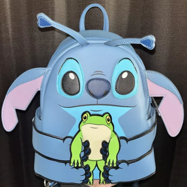 Loungefly Disney Lilo & Stitch Frog Figural Key Chain