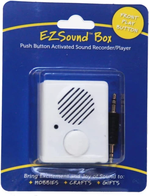Ezsound Box | 200 Seconds Voice Recorder for Stuffed Animals | Recordable Button
