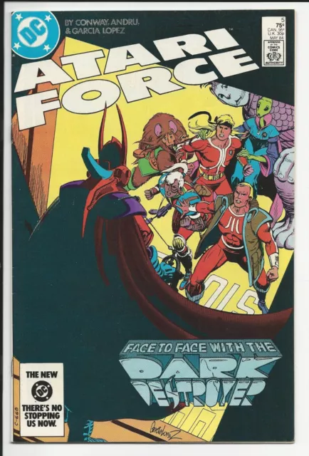 Atari Force #5 NM- 9.2 White Pages (1984 Series)
