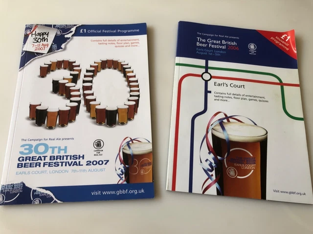 7 CAMRA Great British Beer Festival Programme