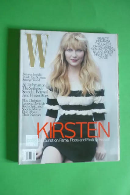 W Magazine April 2007 Kirsten Dunst Christian Lacroix Alec Soth Craig Mcdean