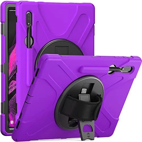 KIQ Galaxy Tab S8 Ultra Case 2022 Shockproof Heavy Duty Impact Drop Protectio...