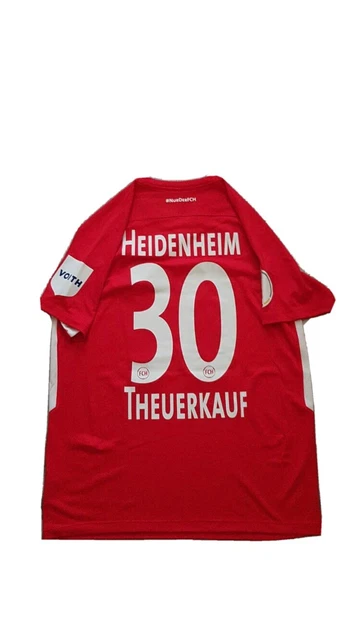 Matchworn Trikot Spielertrikot 1.FC Heidenheim DFB-Pokal Theuerkauf