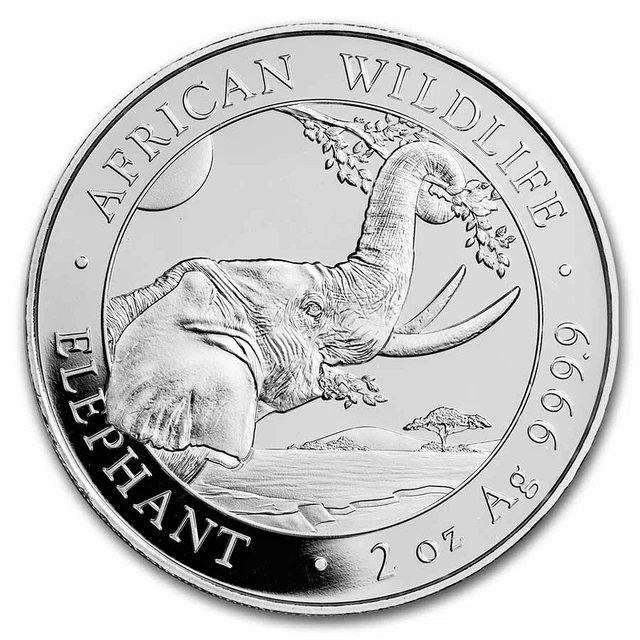 2023 Somalia 2 oz Silver Elephant BU - SKU#274343