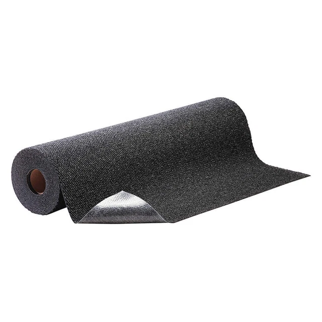 PIG GRP913X25-BK Absorbent Floor Mat,Black,25 ft. L