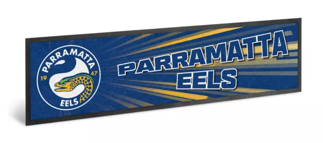 Parramatta Eels NRL Bar Mat Runner Team Logo Special Edition 2024 Easter Gifts