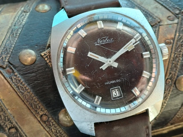 Lot De 7 Montres BRAVO Homme - Acier - Quartz - Occasion à Remettre En état