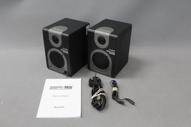 Rca Monitor PAIR OF ALESIS M1ACTIVE 320USB Active Studio Monitor Speakers USB RCA ...