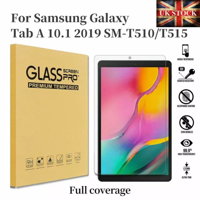 Tempered Glass Screen Protector For Samsung Galaxy Tab A 10.1 2019 T510 T515