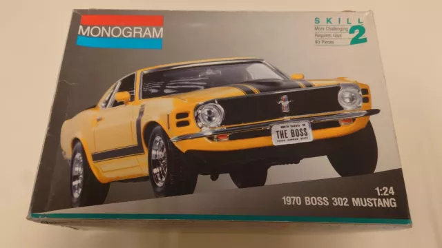 Monogramm 1970 Boss Mustang - Modellsatz 1/24 Sammlung Set