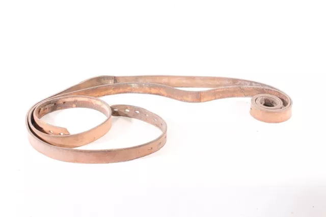 Ceinture 218cm Courroies de Transmission D'Entraînement en Cuir Plates