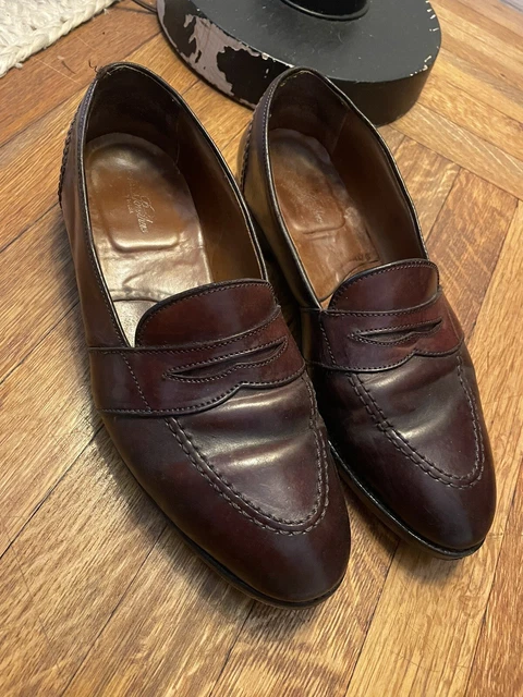 Alden x やくだち Anatomica ペニーローファー アンラインド US9.5D