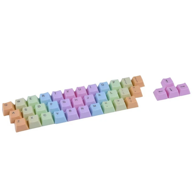 NEW PBT KEYCAPS Mechanical Keyboard Colorful Replacement Keycap Set ...