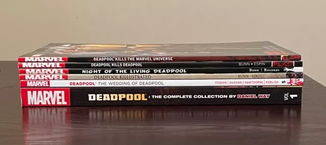Deadpool Graphic Novels Lot of 6 Marvel Comics