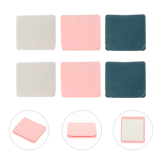 6 un. clips de cortina de baño para ducha hogar clips de protección de ducha soportes de cortina