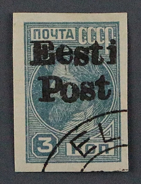 1941, Estland ELWA 3, Werktätige 3 K. sauber gestempelt, Fotoattest BPP, 650,-€