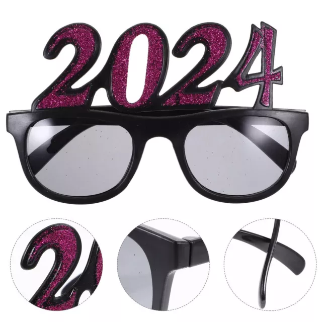 NEW YEAR PARTY 2024 Glasses Booth Prop 2024 Eyeglasses Prop 7.22