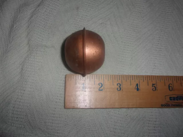 believed to be copper weathervane pole ball