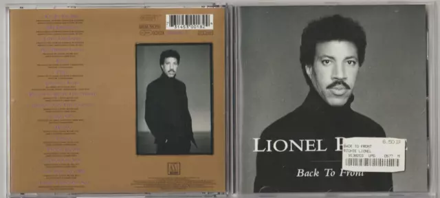 ✪ Lionel Richie - Back To Front, Motown Records - 530 018-2 | CD | SEHR GUT