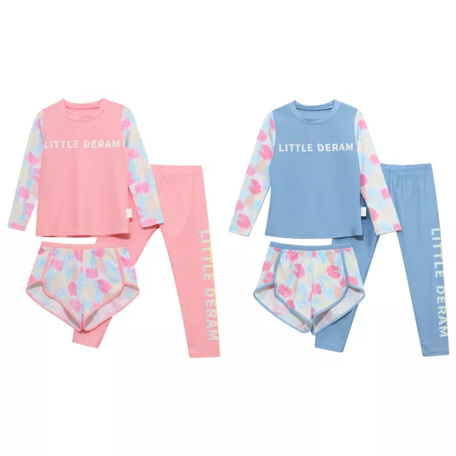 Costumi da bagno bambini bambine bikini Rash Guard PALESTRA costume da bagno costume da spiaggia set