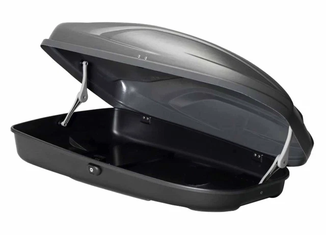 VDP Box da tetto nero Juxt 600 grande baule 600 litri con serratura