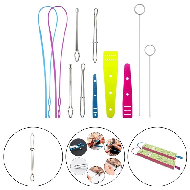 Ganzoo Ago In Acciaio Inox Per Paracord 550, Lunghezza 80 Mm, Diametro 5 Mm, Ago Da Ricamo Per Cordini E Cinturini - 5