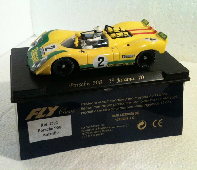 QQ C 12 FLY PORSCHE 908 TERGAL 3º JARAMA '70 # 2